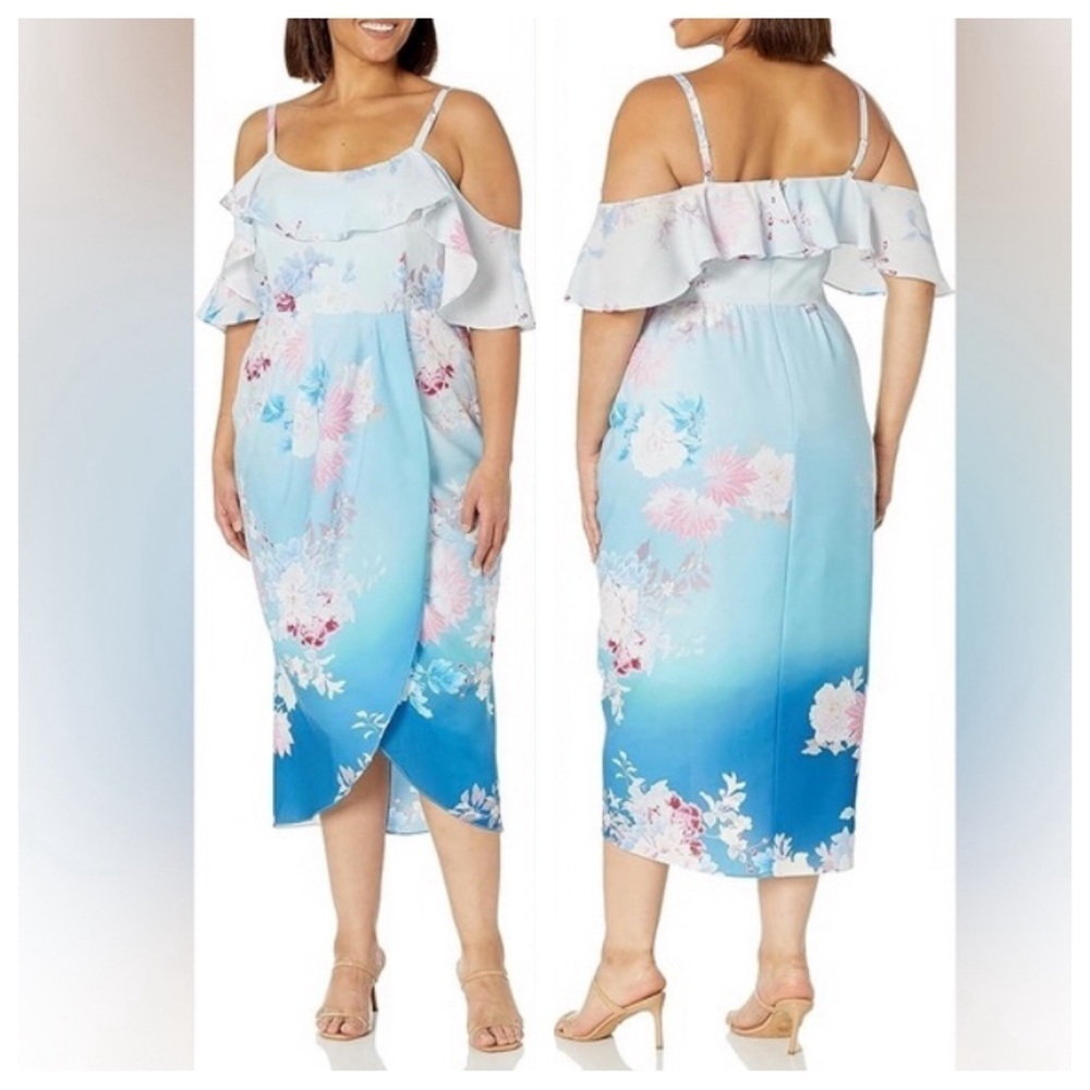 New! City Chic Maxi Tsubaki Twine Dress nwt 16508